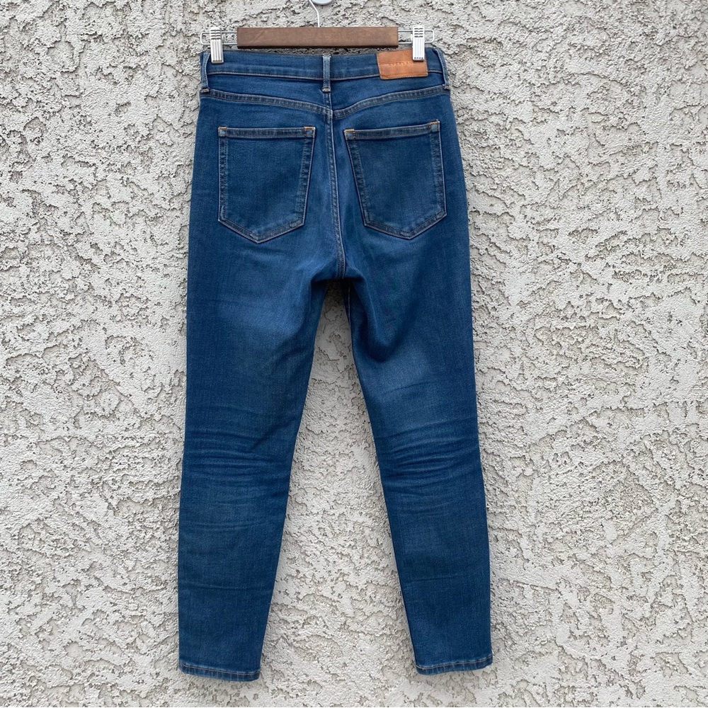 EVERLANE Medium Wash High Rise Skinny Jeans - Picture 6 of 8